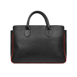 Borsa Taglio nero/rosso