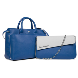 Taglio Bag blue/white