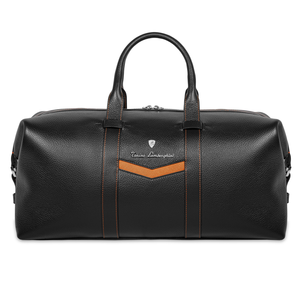 Tonino Lamborghini - TAGLIO DUFFLE BAG With Saffiano Mandarin insert